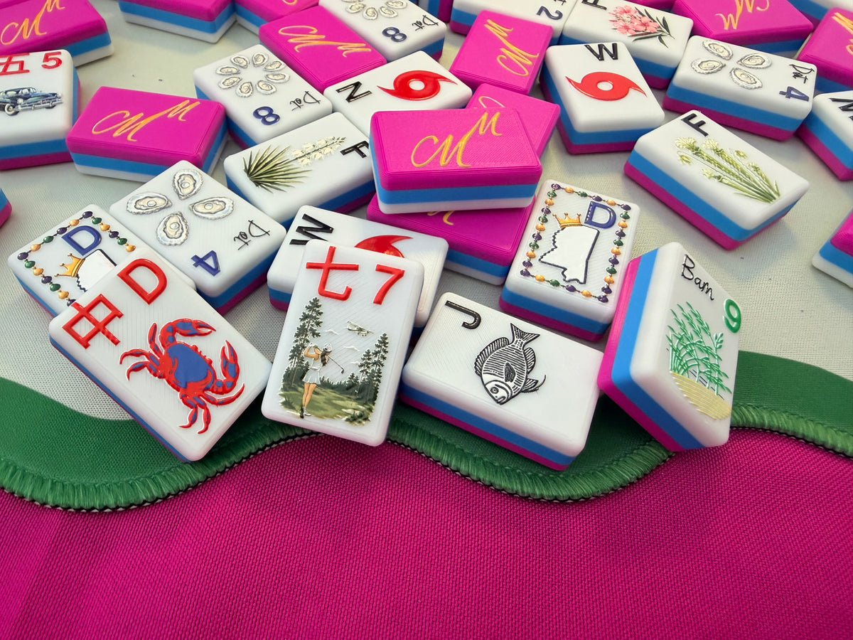 Coastal Mississippi Mahjong Tiles