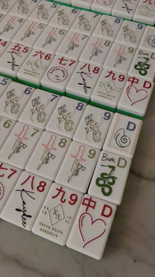 Kappa Delta Mahjong Tiles